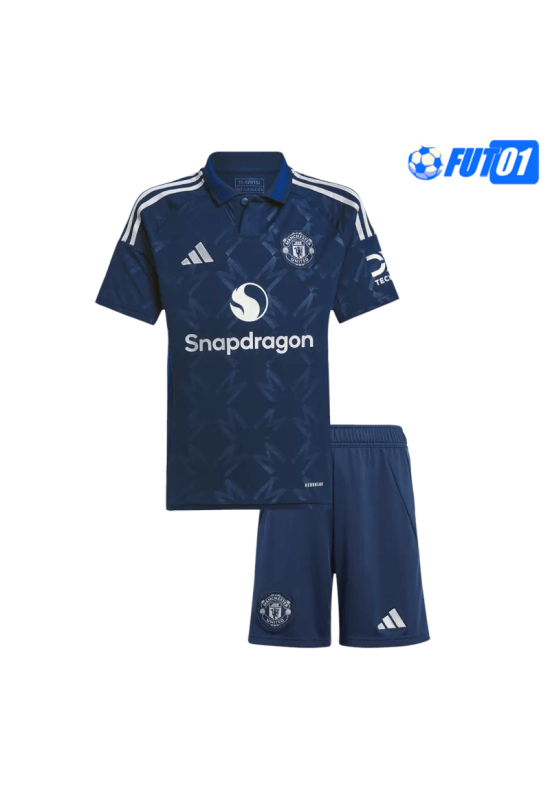 Camiseta Manchester United Away 2024/2025 Niño