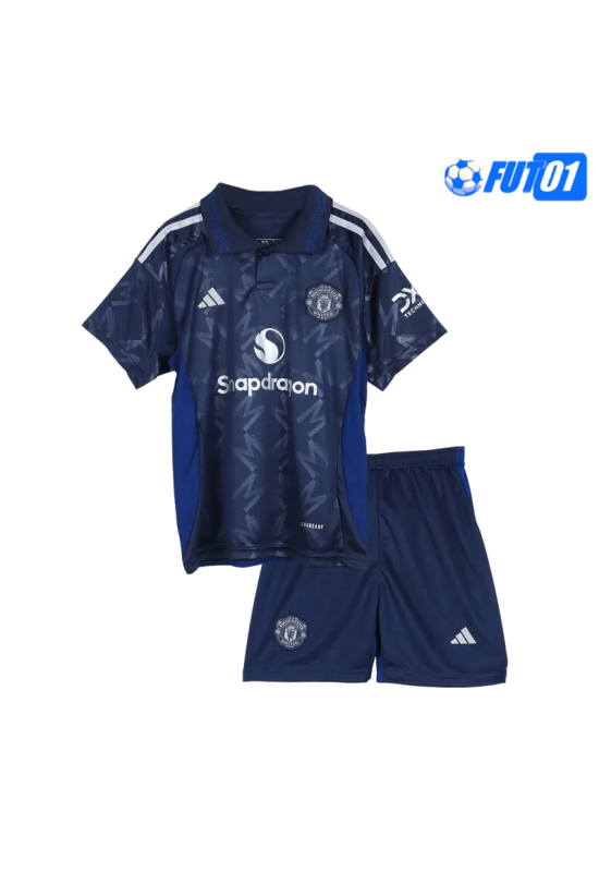 Camiseta Manchester United Away 2024/2025 Niño