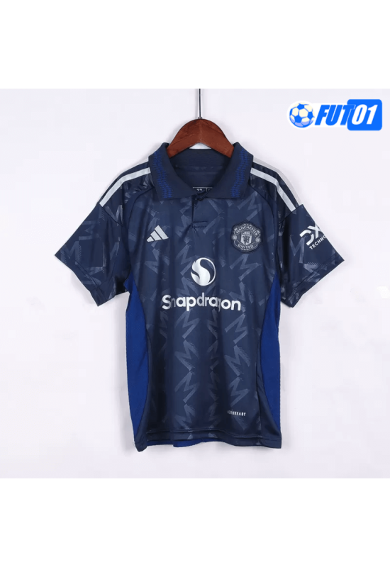 Camiseta Manchester United Away 2024/2025 Niño