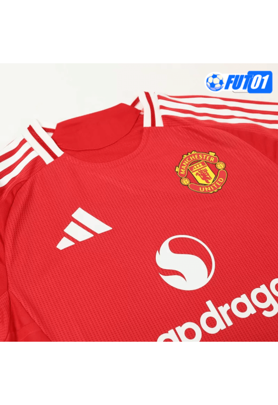 Camiseta Manchester United Home 2024/2025 Versión Jugador