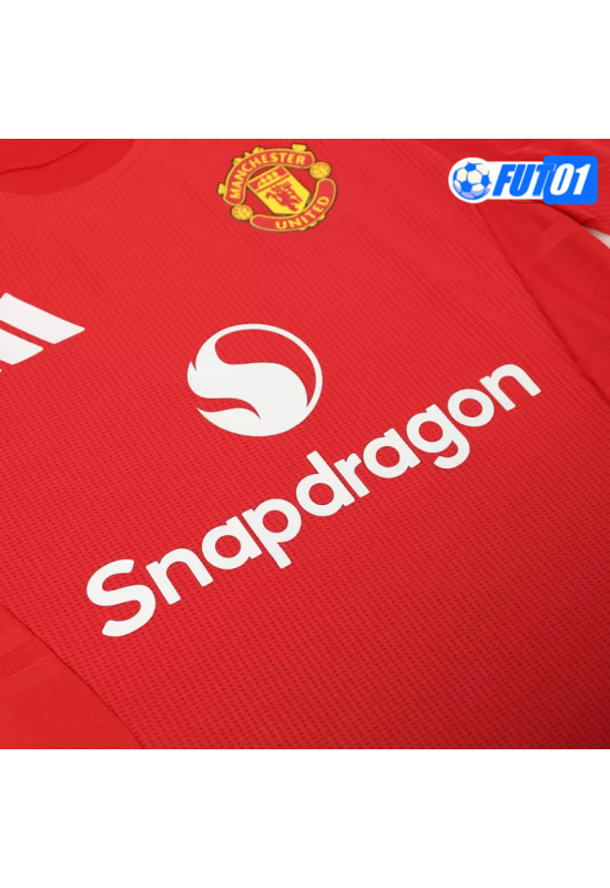 Camiseta Manchester United Home 2024/2025 Versión Jugador