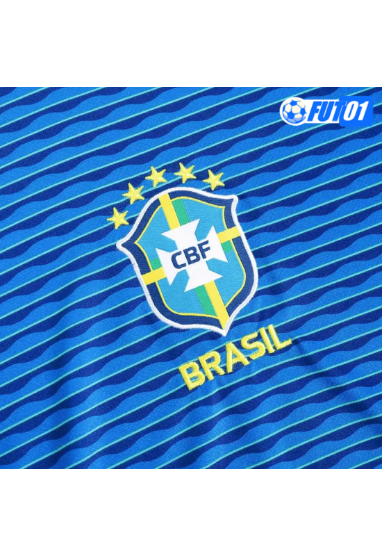 Camiseta Brasil Away 2024 Azul