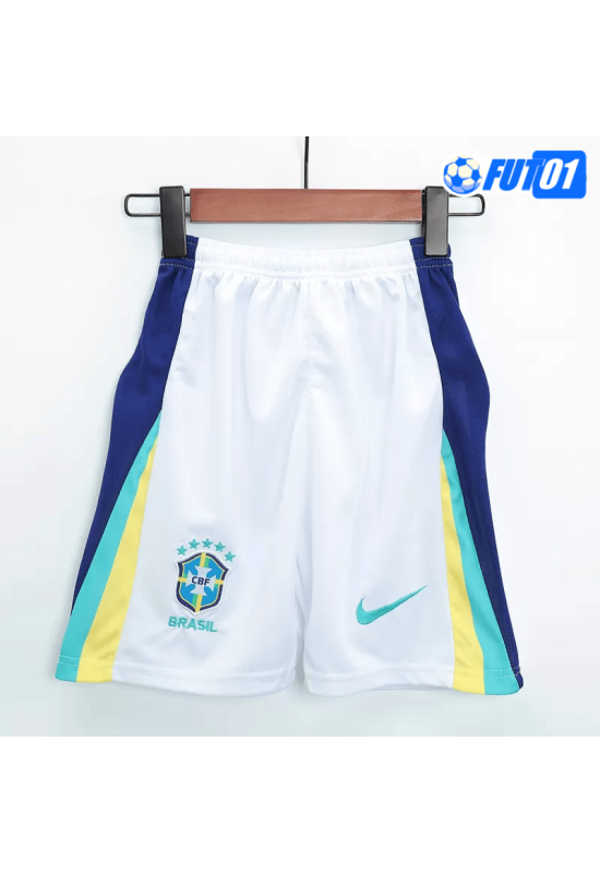 Camiseta Brasil Away 2024 Niño Azul