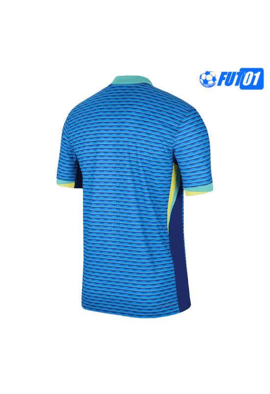 Camiseta Brasil Away 2024 Versión Jugador Azul