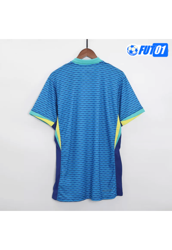 Camiseta Brasil Away 2024 Versión Jugador Azul