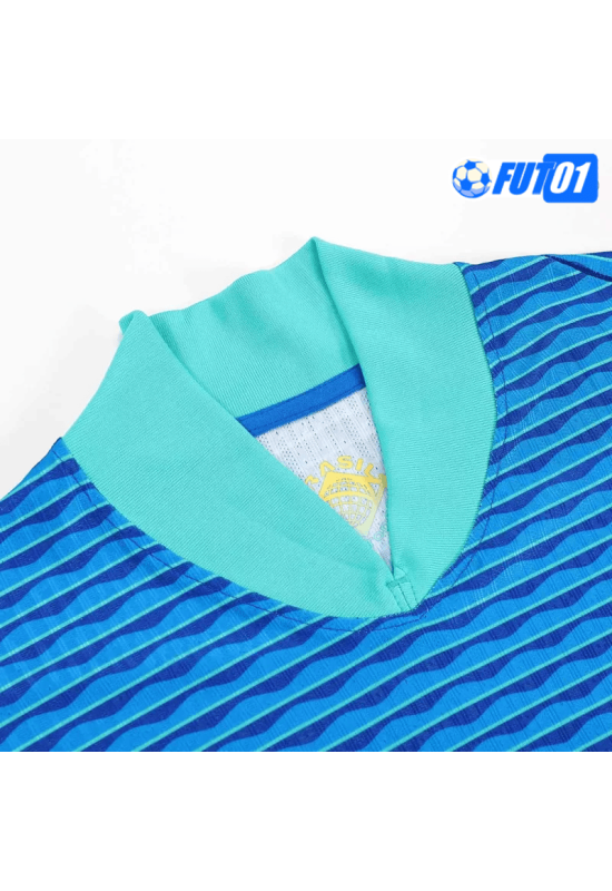 Camiseta Brasil Away 2024 Versión Jugador Azul