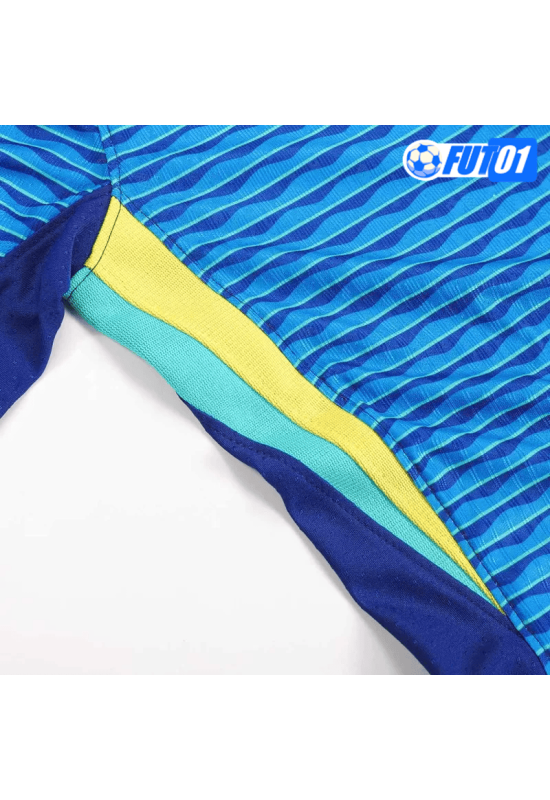 Camiseta Brasil Away 2024 Versión Jugador Azul