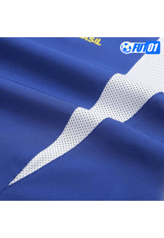 Camiseta Retro Brasil Away 2002 Azul