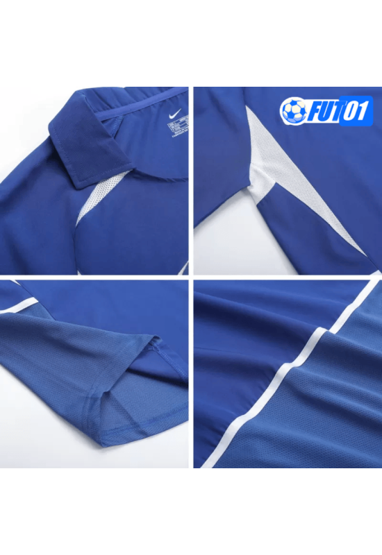 Camiseta Retro Brasil Away 2002 Azul