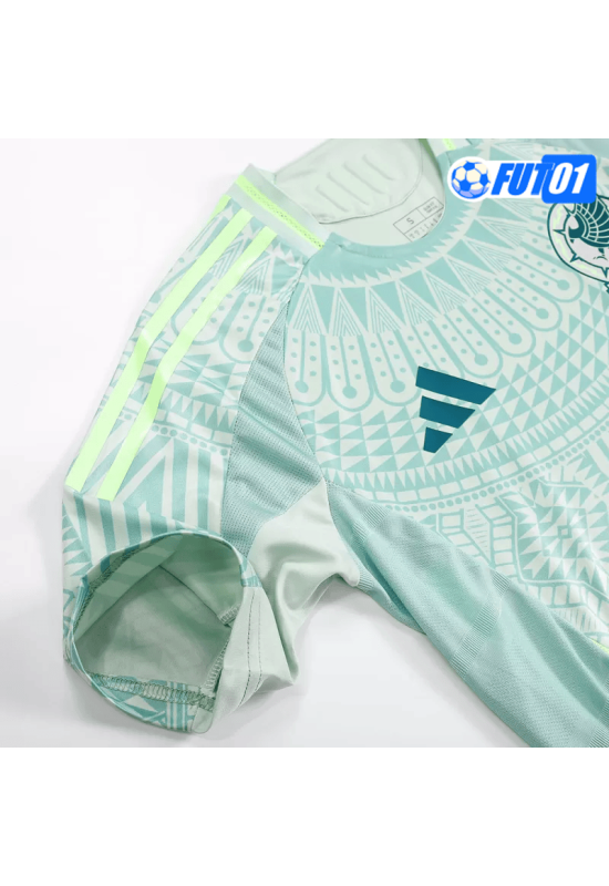 Camiseta Mexico Away 2024 Versión Jugador Linen Green