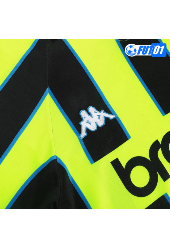 Camiseta Retro Manchester City Away 1998/99 Negro/Amarillo