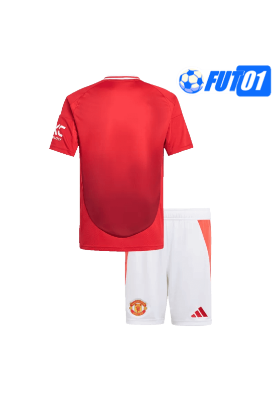 Camiseta Manchester United Home 2024/2025 Niño