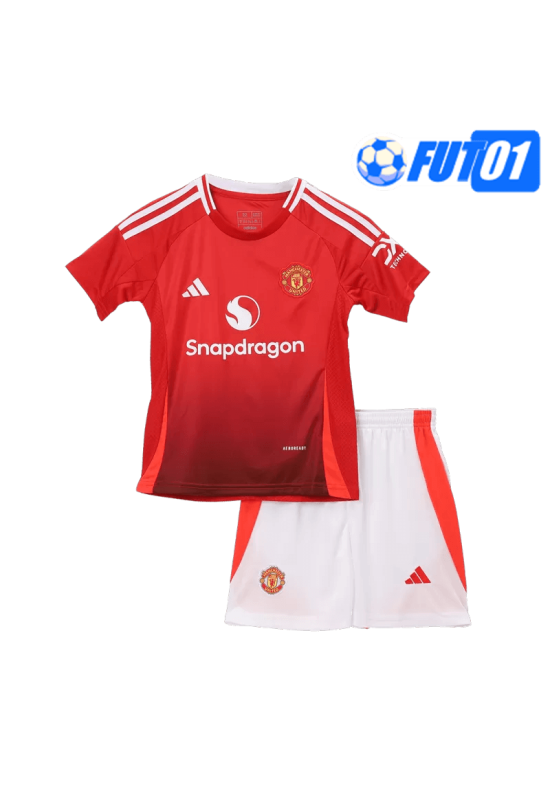 Camiseta Manchester United Home 2024/2025 Niño