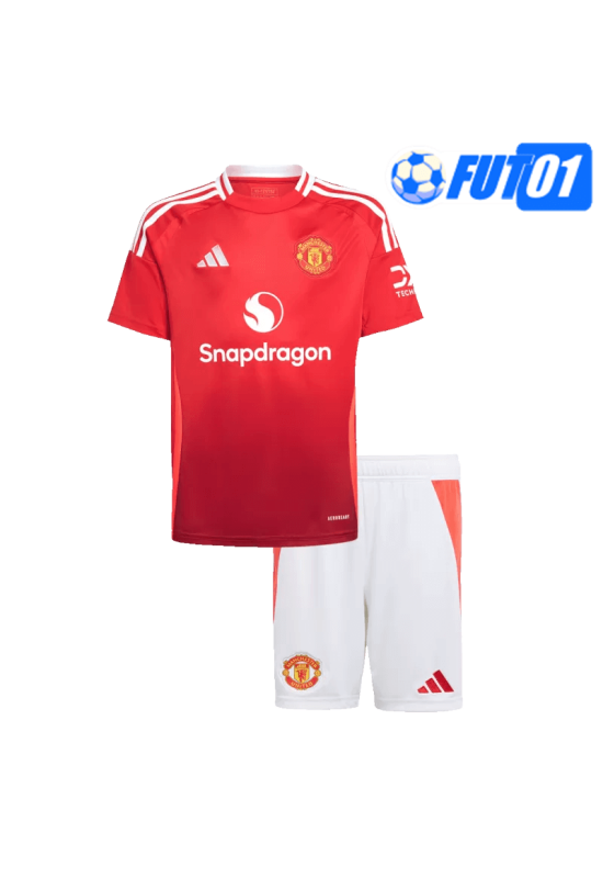 Camiseta Manchester United Home 2024/2025 Niño